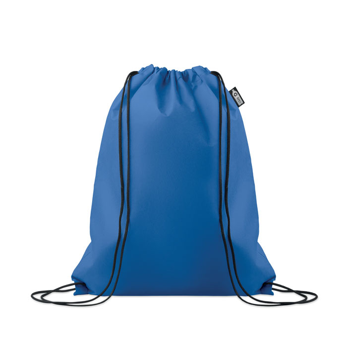 Sac à cordon RPET non tissé 80 g/m² à personnaliser Daffy Bleu royal